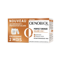 Oenobiol Perfect Bronze Solaire 2 en 1 Autobronzant et Préparateur Solaire 60 capsules végétales