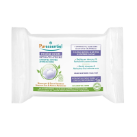 Puressentiel Hygiène Intime Lingettes Intimes Quotidiennes Bio Peaux Sensibles x25