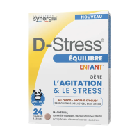 Synergia D-Stress Equilibre Enfant 24 comprimés Synergia D-Stress Equilibre Enfant 24 comprimés